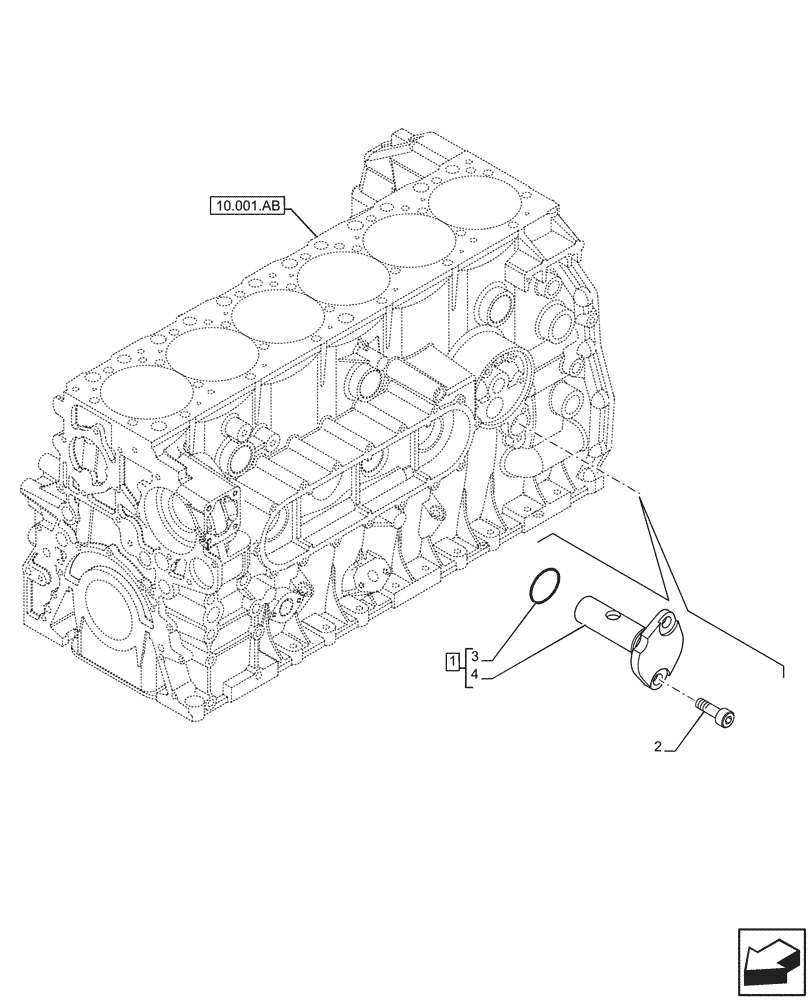 Схема запчастей Case IH F2CFE613J B047 - (10.304.AM) - PRESSURE CONTROL VALVE (10) - ENGINE