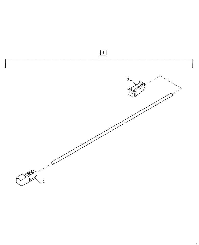 Схема запчастей Case IH 2160 - (55.015.AB[09]) - WIRE HARNESS CASTER EXTENSION, 36 ROW (55) - ELECTRICAL SYSTEMS