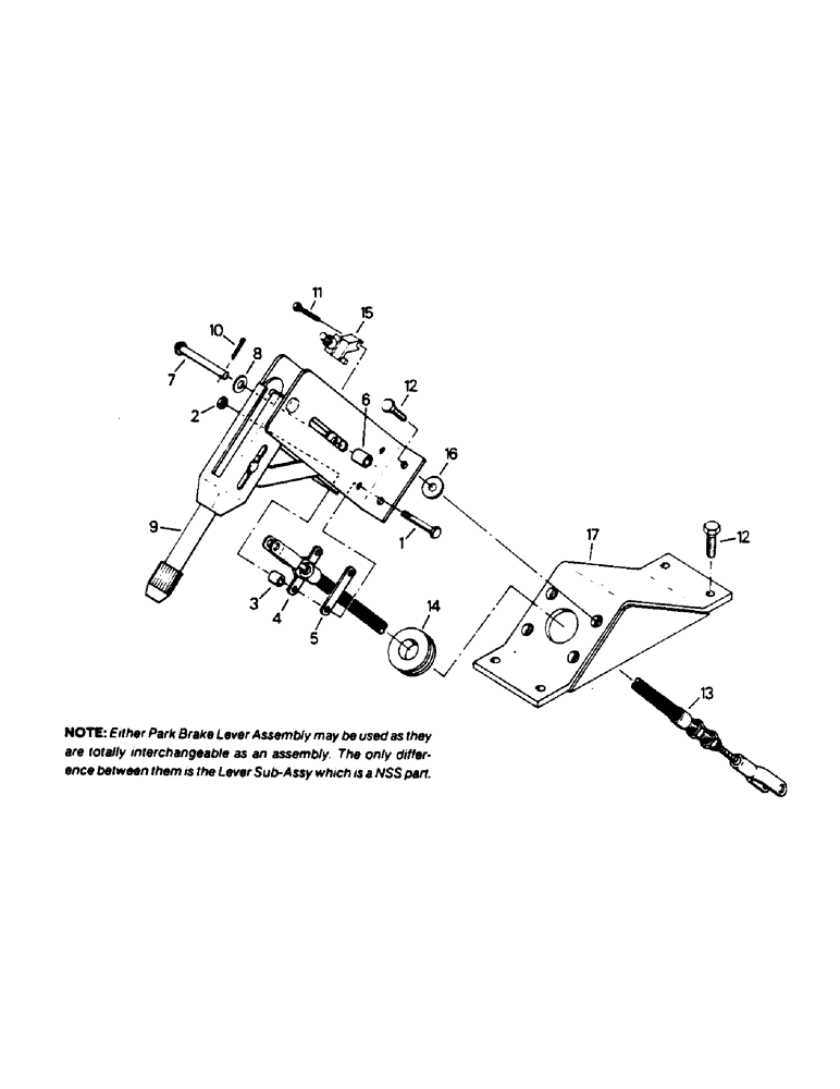 Схема запчастей Case IH 9130 - (05-3) - PARK BRAKE CONTROLS (5.1) - BRAKES