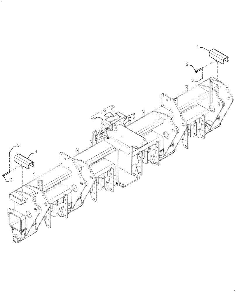 Схема запчастей Case IH 2150 - (44.530.AB[03]) - TRANSPORT WHEELS CYLINDER LOCK (44) - WHEELS