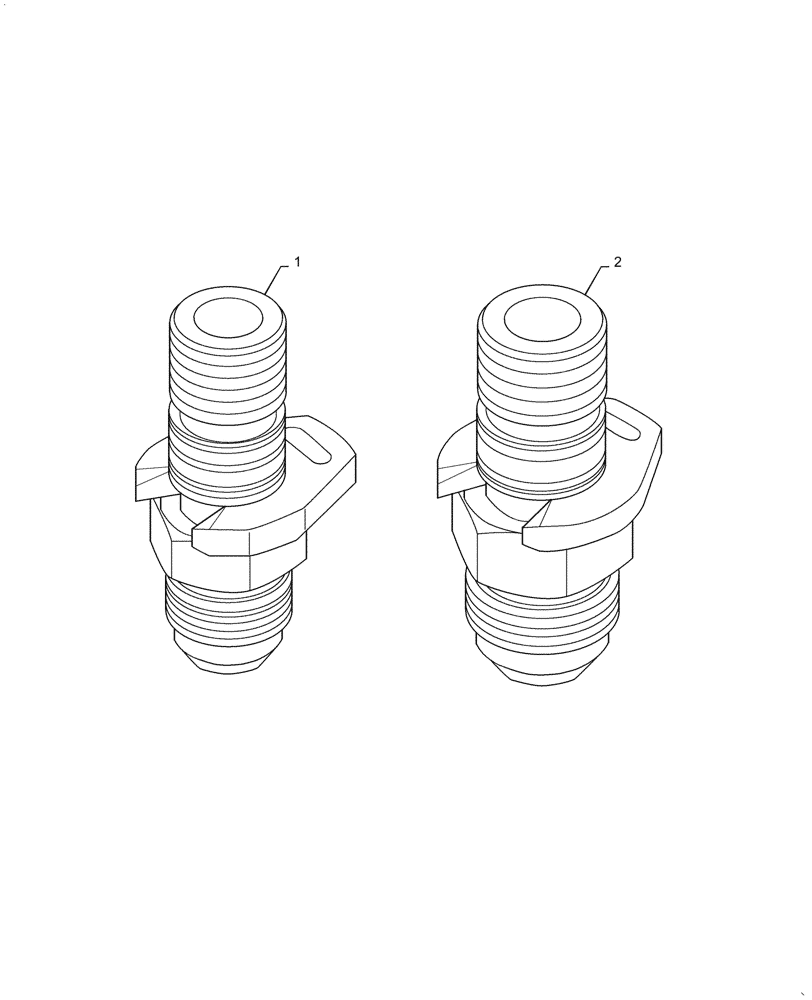 Схема запчастей Case IH LX740 - (88.100.35) - HYDRAULIC WEO FITTING (88) - ACCESSORIES