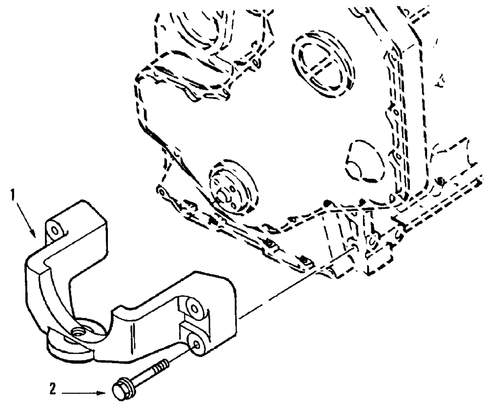 Схема запчастей Case IH SPX3310 - (03-035) - FRONT ENGINE SUPPORT (01) - ENGINE