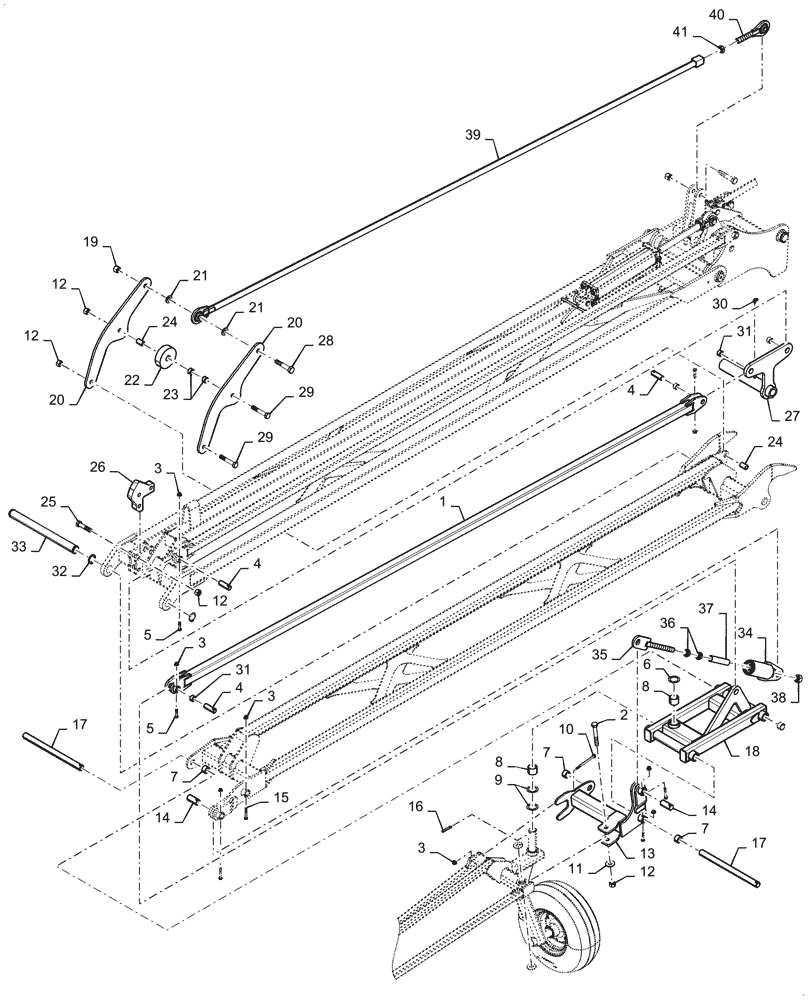 Схема запчастей Case IH 2160 - (77.104.AB[10]) - MARKER 90 FOOT (77) - SEEDING/PLANTING