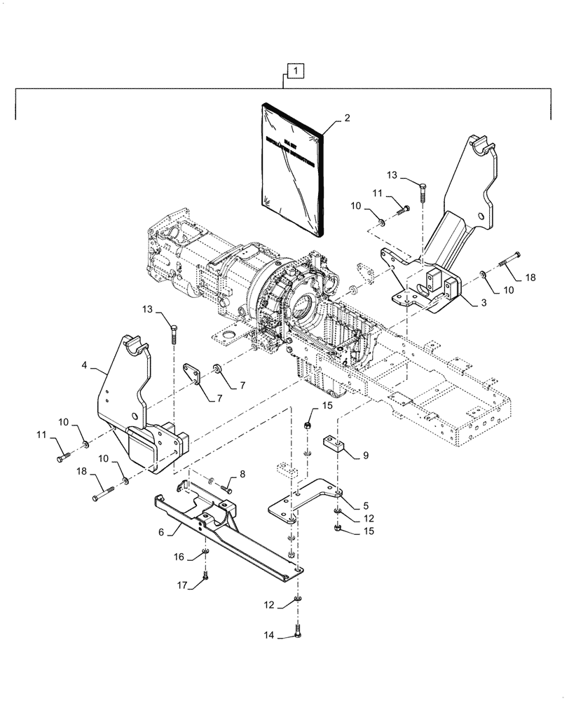 Схема запчастей Case IH L350A - (39.100.030) - VAR - 727101036 - SUBFRAME MOUNTING PARTS (39) - FRAMES AND BALLASTING