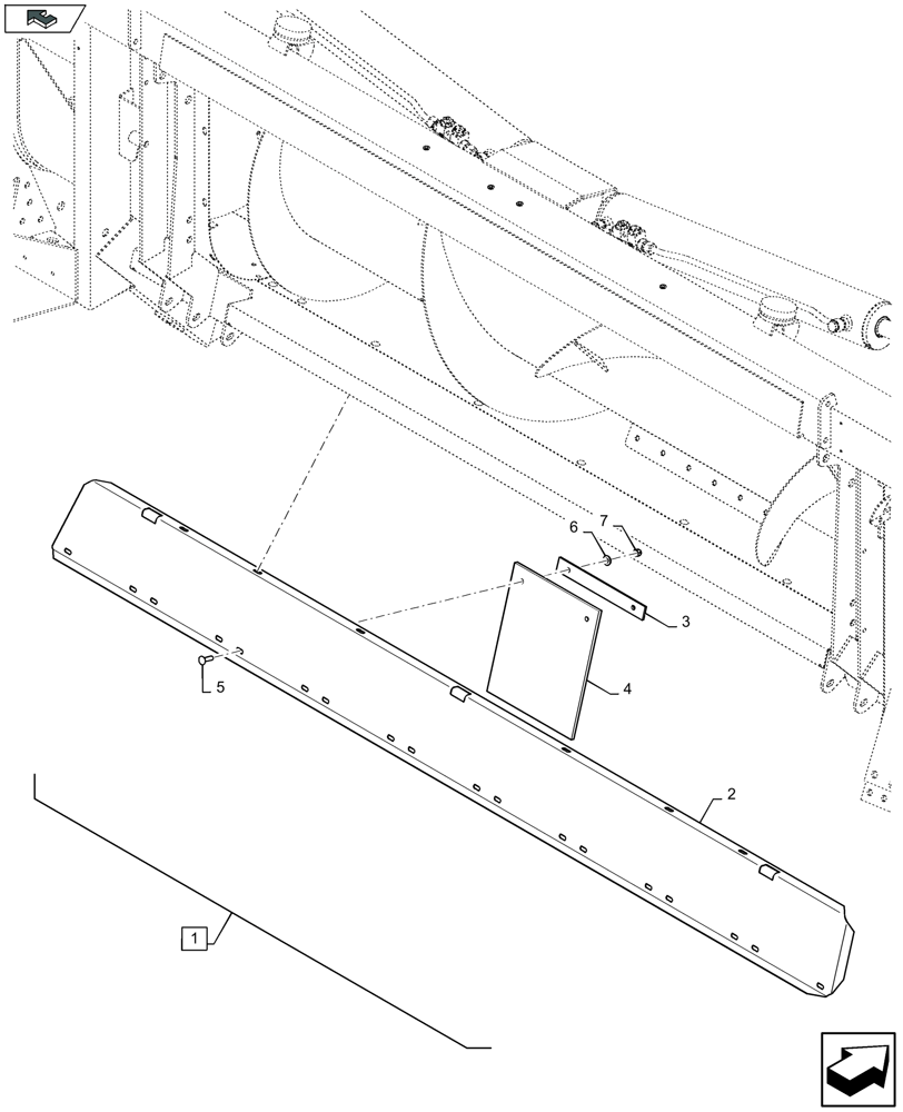 Схема запчастей Case IH 4408F-30 - (88.058.030[03]) - DIA KIT : STALKCHOPPER KIT (88) - ACCESSORIES