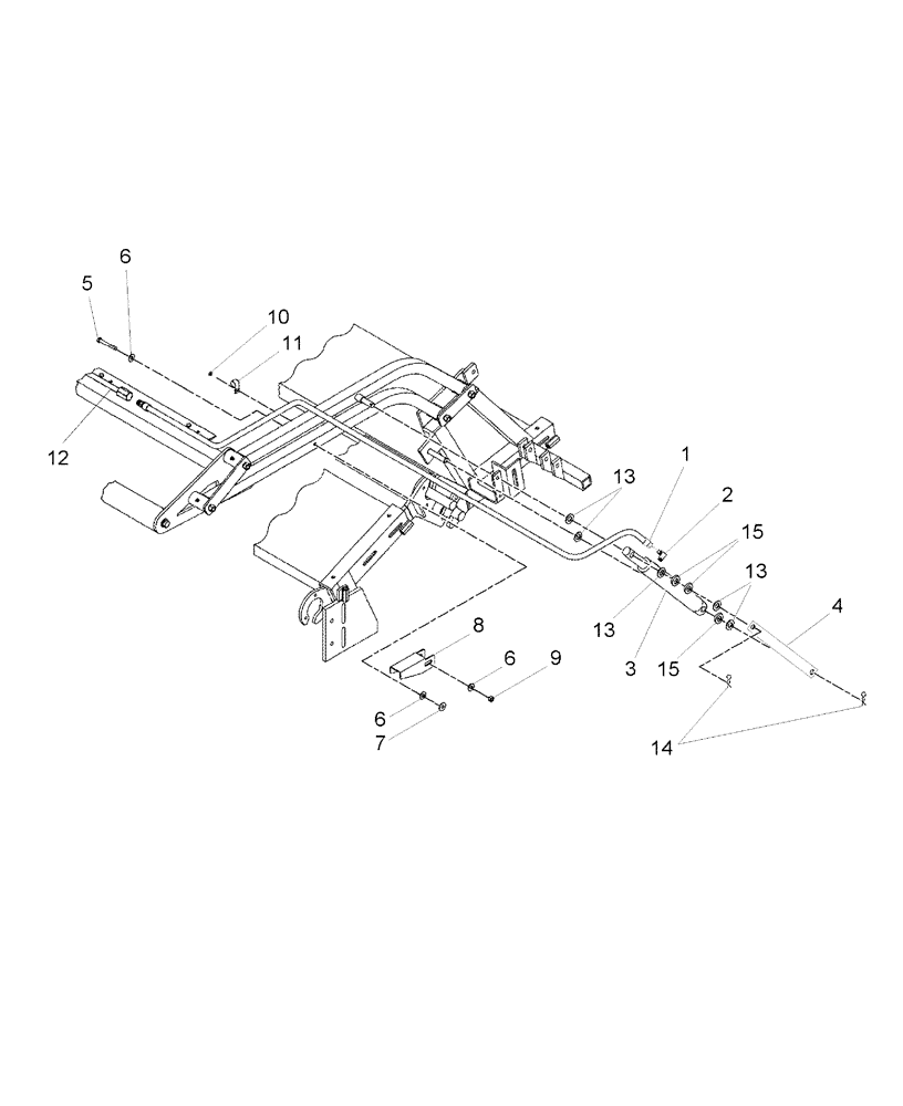 Схема запчастей Case IH 2016 - (20.11[01]) - HOLD DOWN, HYDRAULIC LIFT, BELT OR RAKE TYPE, P.I.N. PMN003045 [PNP002010] & PRIOR (58) - ATTACHMENTS/HEADERS