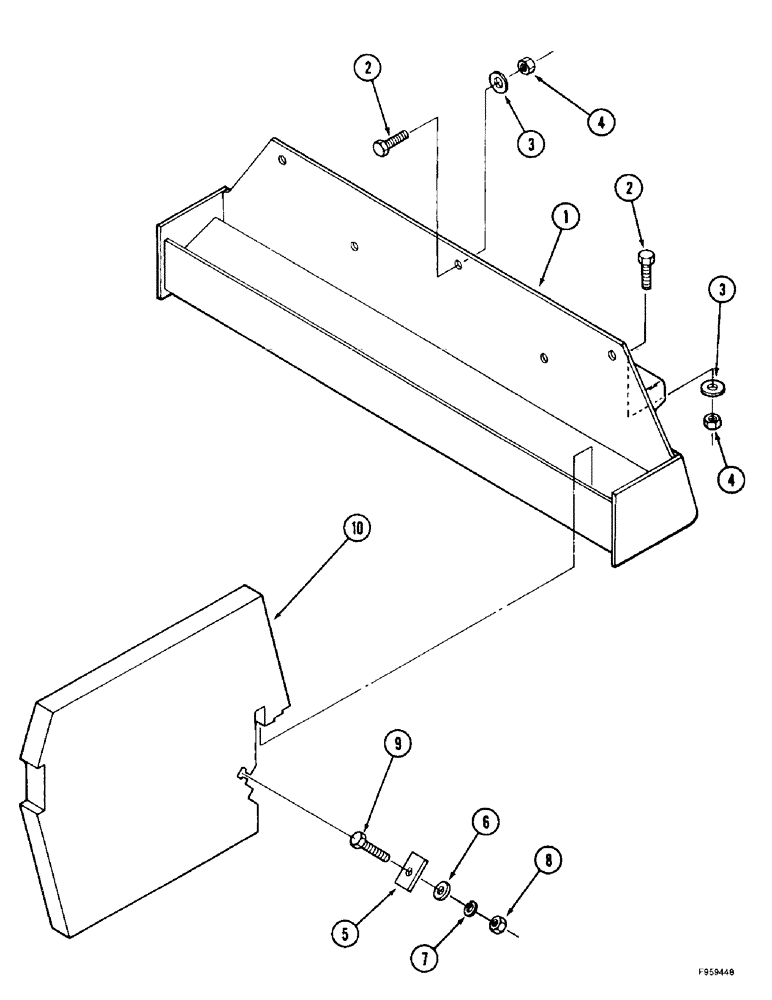 Схема запчастей Case IH 9350 - (9-104) - FRONT WEIGHTS (09) - CHASSIS/ATTACHMENTS