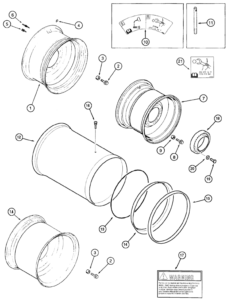 Схема запчастей Case IH 2388 - (06-29) - WHEELS - DRIVE - SINGLE (03) - POWER TRAIN