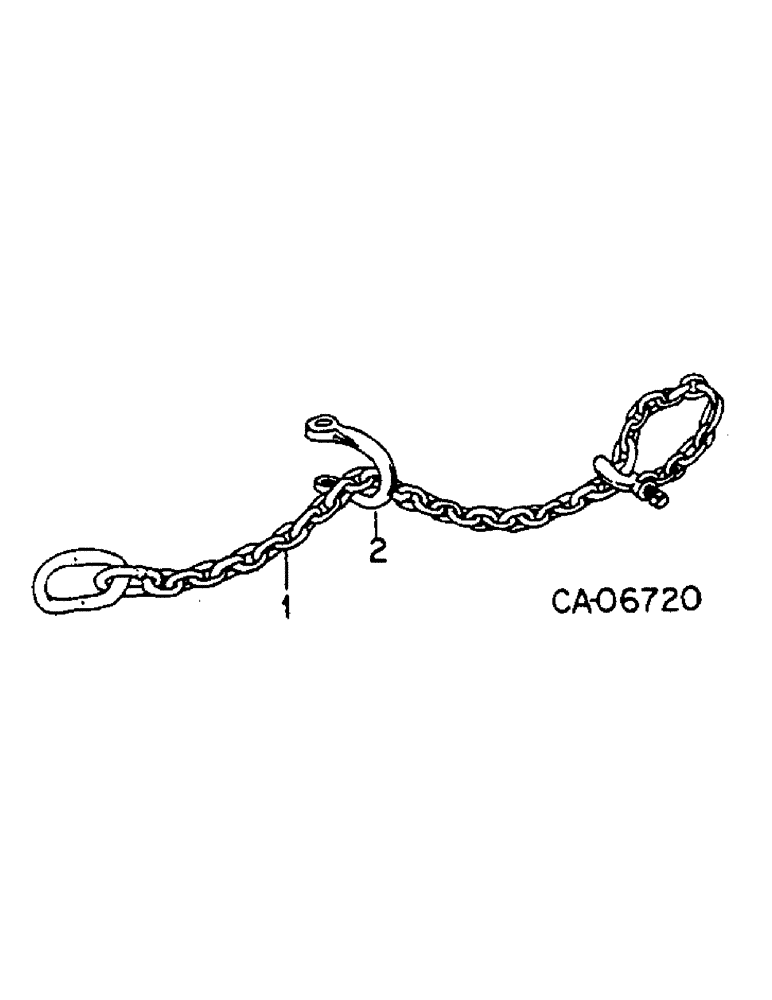 Схема запчастей Case IH 5000 - (H-23[A]) - 5000 VIBRA CHISEL, 31-1/2 FOOT WING, SAFETY CHAIN EQUIPMENT 