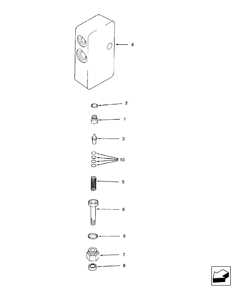 Схема запчастей Case IH 2577 - (21.135.02) - VALVE ASSY - FOOT-N-INCH (21) - TRANSMISSION