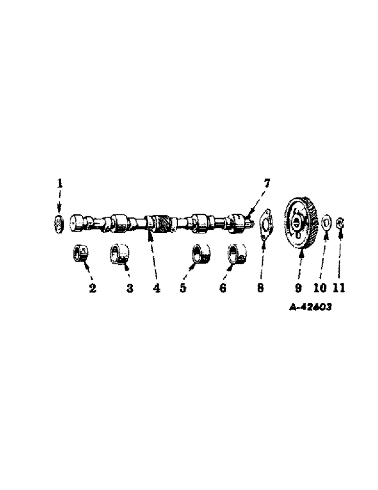 Схема запчастей Case IH 450-SERIES - (065) - DIESEL ENGINE, CAMSHAFT AND RELATED PARTS (01) - ENGINE