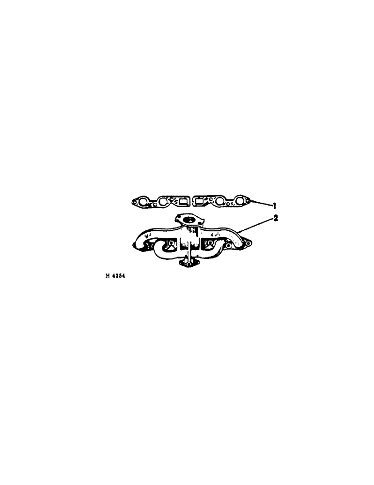 Схема запчастей Case IH 201 - (A-014[A]) - ENGINE MANIFOLD (10) - ENGINE