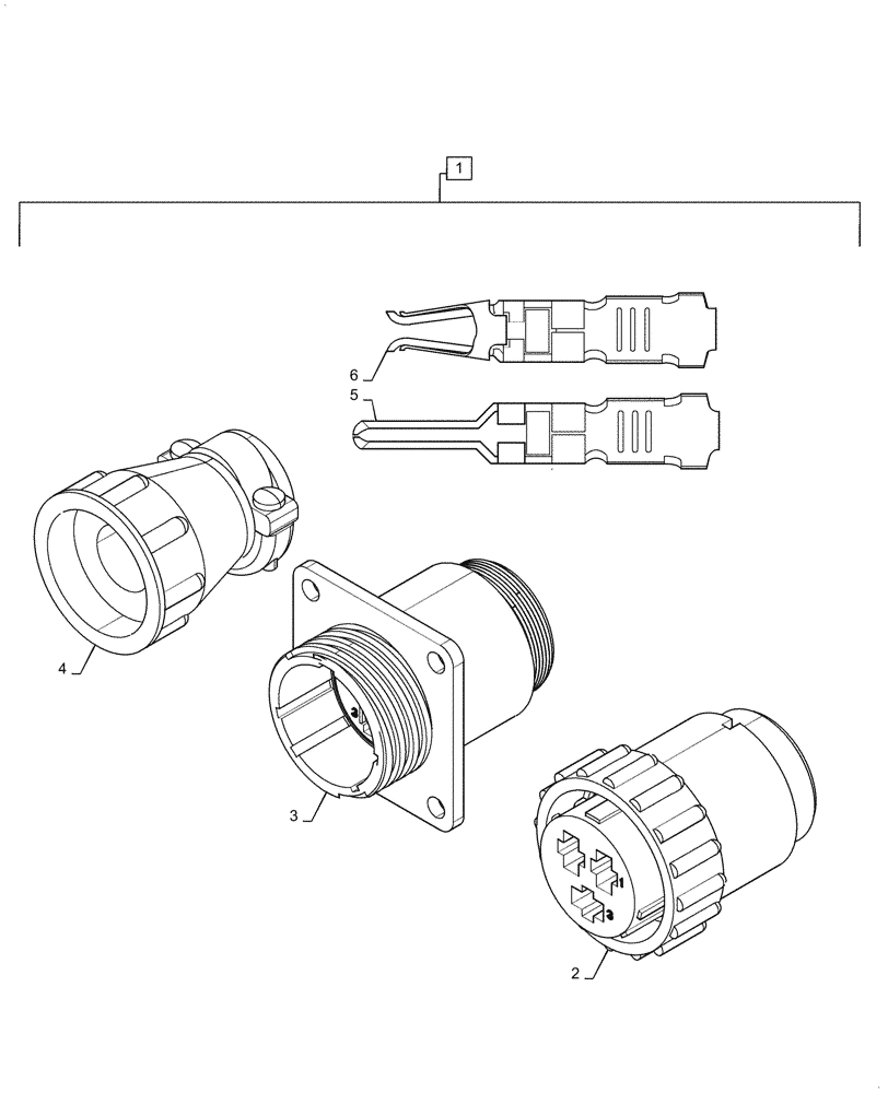 Схема запчастей Case IH RB565 - (88.100.55[09]) - DIA KIT, AUXILIARY POWER OUTLET (88) - ACCESSORIES