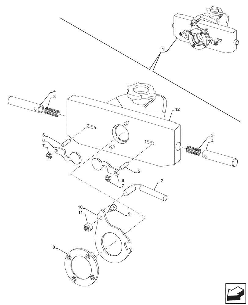 Схема запчастей Case IH FARMALL 80CL - (37.100.110) - VAR - 330897 - TOWING EQUIPMENT, TOW HOOK, COMPONENTS (37) - HITCHES, DRAWBARS & IMPLEMENT COUPLINGS