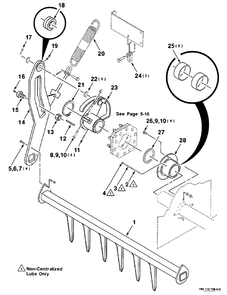 Схема запчастей Case IH 8580 - (05-14) - STUFFER AND STUFFER CLUTCH DRIVE ASSEMBLY, RIGHT (13) - FEEDER