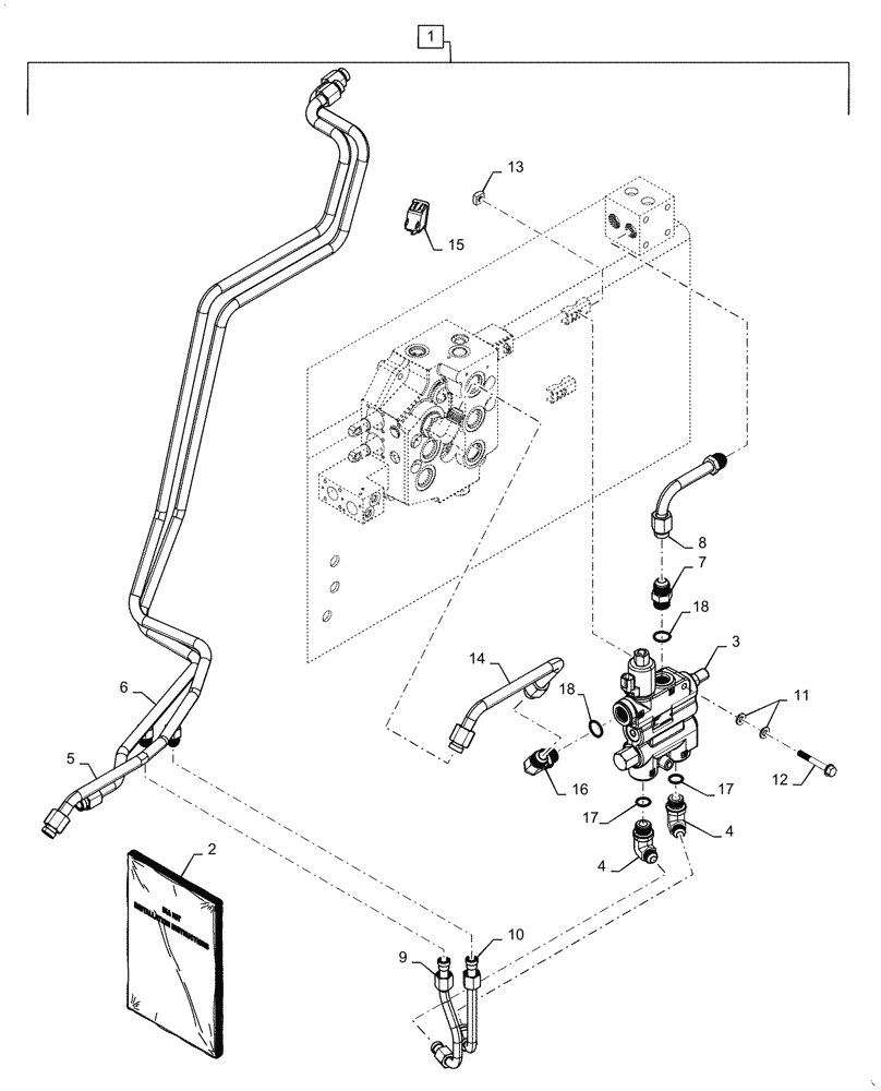 Схема запчастей Case IH TR340 - (88.100.35[02]) - DIA KIT, SELF-LEVELING (88) - ACCESSORIES