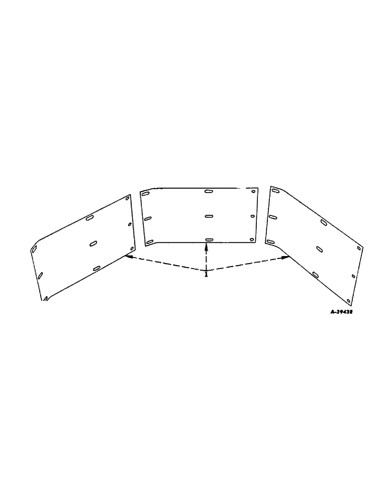 Схема запчастей Case IH 2CK-FTC25 - (A-21) - REAR GRILLE COVER ATTACHMENT (SPECIAL) 