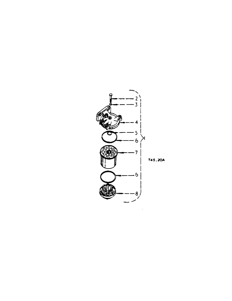 Схема запчастей Case IH 364 - (1-12) - FUEL, FILTER ASSEMBLY (01) - ENGINE