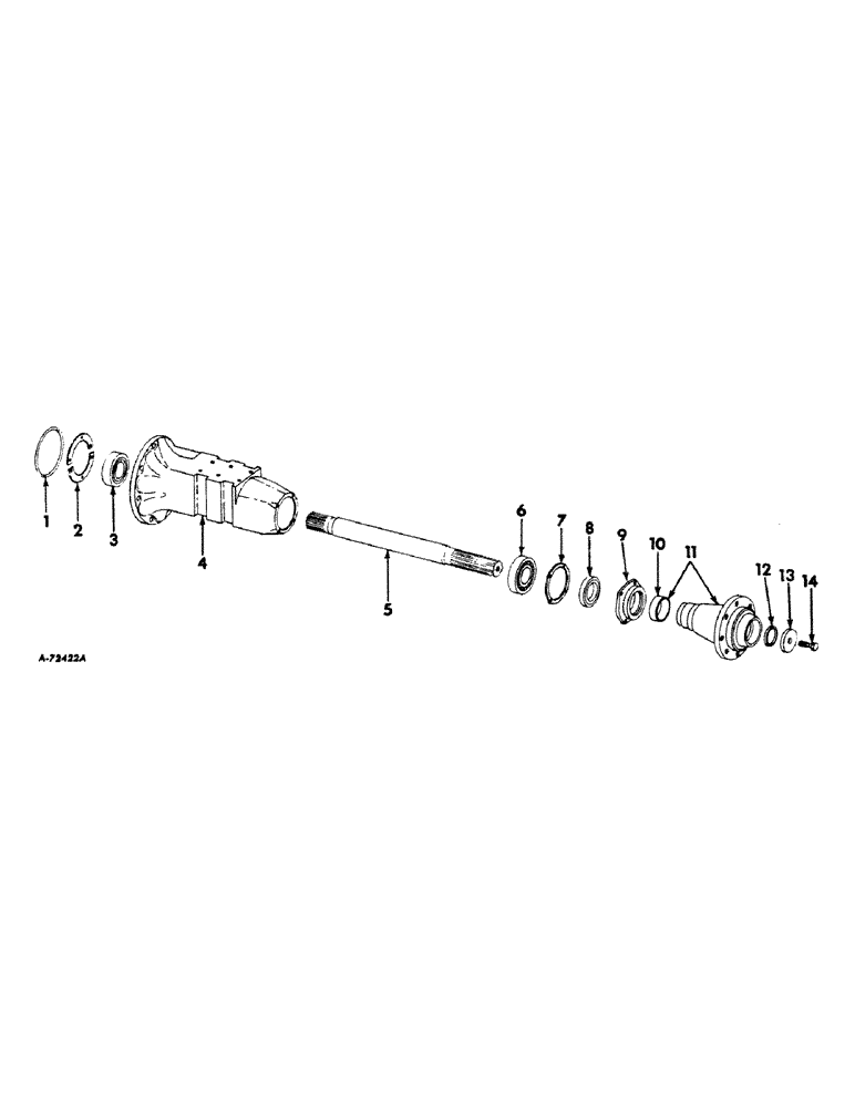 Схема запчастей Case IH 2606 - (126) - REAR AXLE, REAR AXLE (05) - REAR AXLE