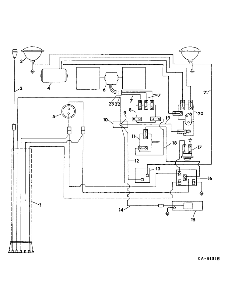 Схема запчастей Case IH 715 - (13-10) - SUPERSTRUCTURE, WIRING DIAGRAM, OPERATORS CAB (05) - SUPERSTRUCTURE