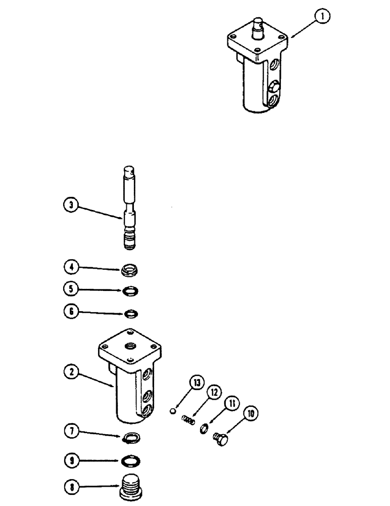 Схема запчастей Case IH 2390 - (7-238) - DIFFERENTIAL LOCK VALVE (07) - BRAKES