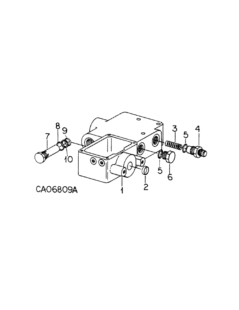 Схема запчастей Case IH 1586 - (10-32) - HYDRAULIC, PRIORITY VALVE ASSY, BASIC, TRACTORS WITHOUT DRAFT CONTROL (07) - HYDRAULICS