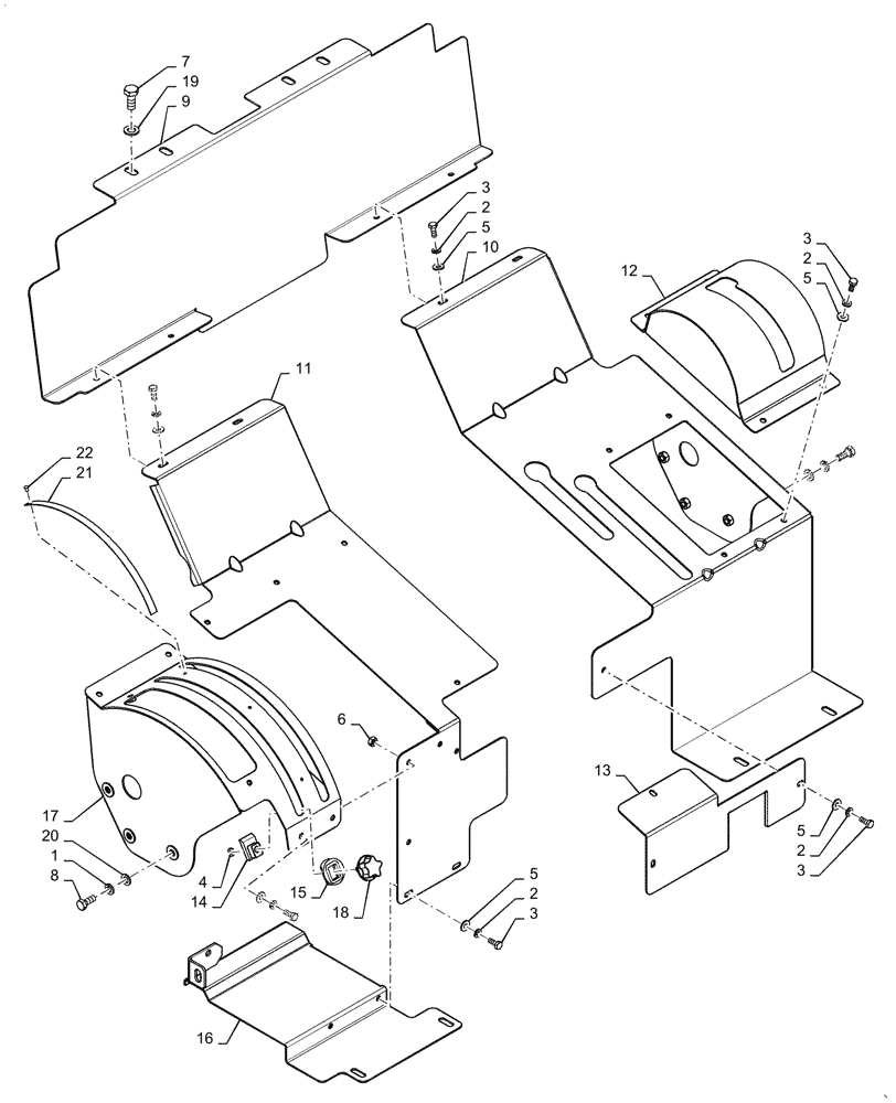 Схема запчастей Case IH FARMALL 70A - (90.110.BC[01]) - PLATFORM COVERS WITH JOY STICK Invalid section