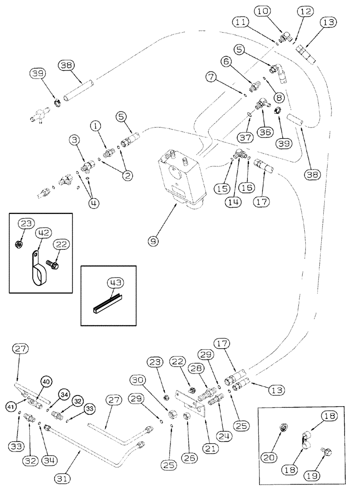 Схема запчастей Case IH 2388 - (07-02) - HYDRAULICS - BRAKES, MASTER (5.1) - BRAKES