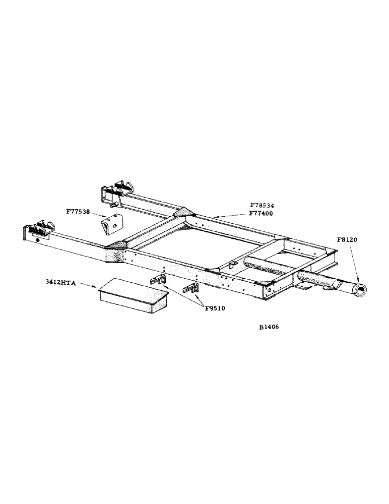 Схема запчастей Case IH 800 - (285) - MAIN FRAME (39) - FRAMES AND BALLASTING