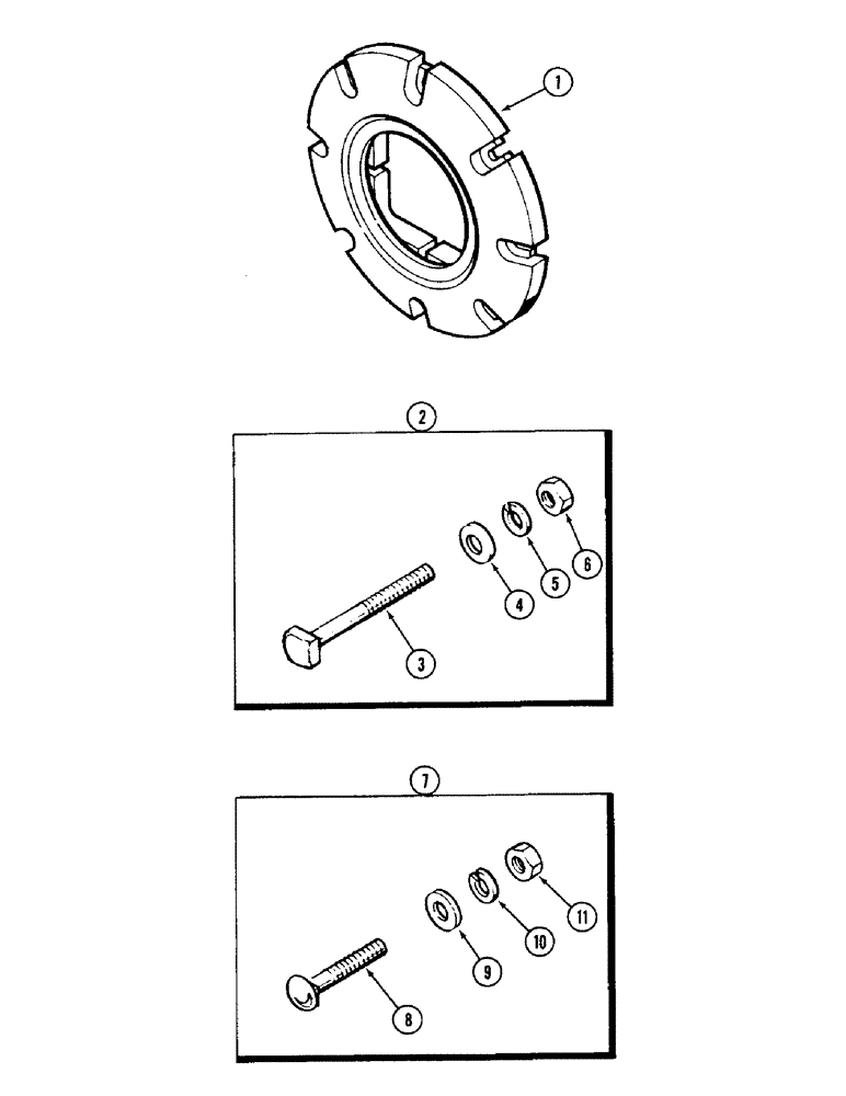 Схема запчастей Case IH 1690 - (T03-1) - REAR WHEEL WEIGHTS (11) - WHEELS & WEIGHTS