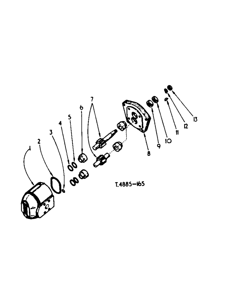 Схема запчастей Case IH 354 - (5-03) - HYDRAULIC LIFT ATTACHMENTS, HYDRAULIC PUMP (07) - HYDRAULIC SYSTEM