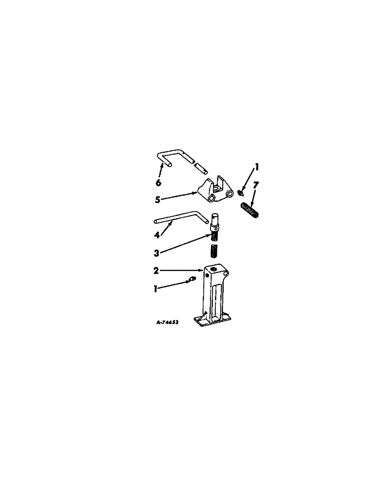 Схема запчастей Case IH 27 - (C-33) - LIFTING JACK ATTACHMENT 