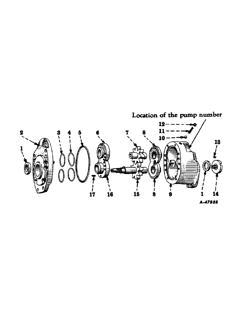 Схема запчастей Case IH 450-SERIES - (371) - HYDRAULIC SYSTEM, HYDRAULIC PUMP, PESCO, FOR TRACTORS EQUIPPED W/HYDRA-TOUCH SYSTEM (07) - HYDRAULIC SYSTEM