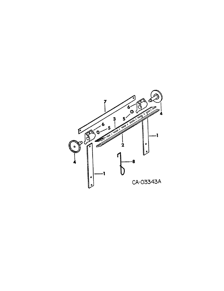 Схема запчастей Case IH 500 - (B-27[B]) - CUT-OFF BRUSH ASSY 