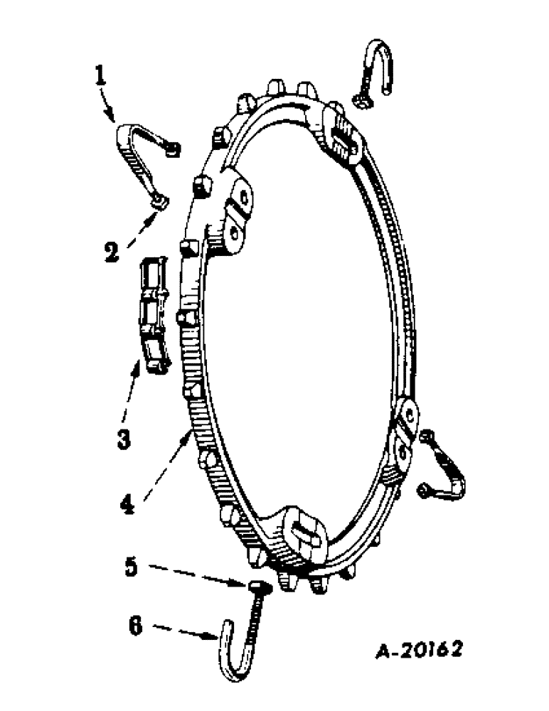 Схема запчастей Case IH 5 - (Y-8) - DRIVE SPROCKETS, FOR 44 IN. WAGON WHEEL, 1927 TO 1966 