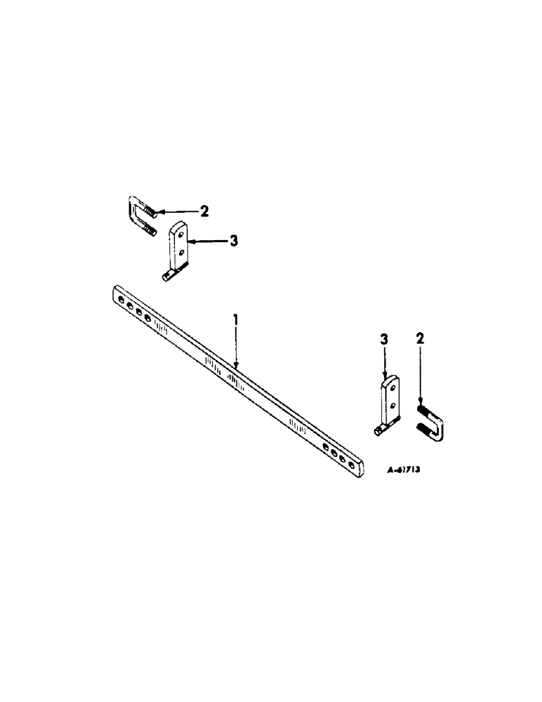 Схема запчастей Case IH 661 - (AB-17[A]) - JOCKEY BAR, (58-60) 