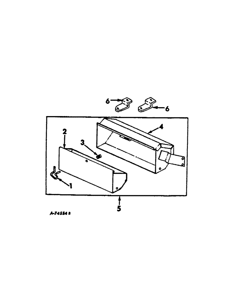 Схема запчастей Case IH 766 - (02-2) - MISCELLANEOUS, TOOL BOX, BASIC, 766 GASOLINE TRACTORS Accessories & Attachments / Miscellaneous