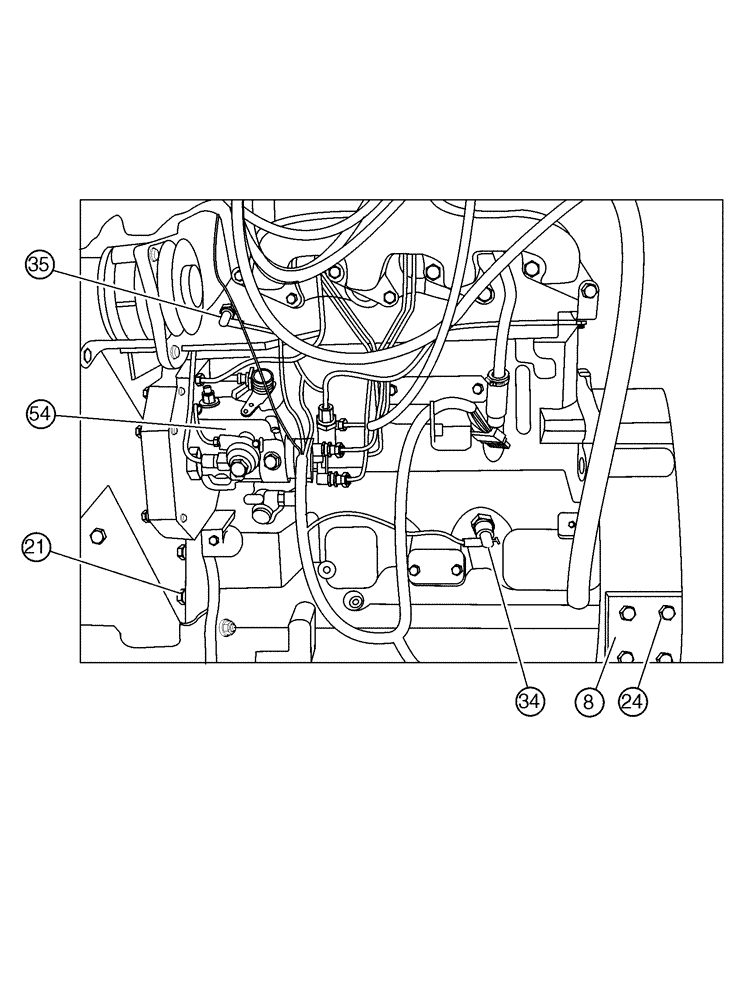 Схема запчастей Case IH PATRIOT XL - (03-001[02]) - ENGINE ASSEMBLY (01) - ENGINE