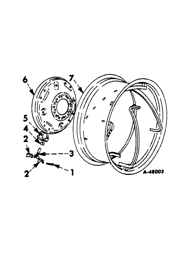 Схема запчастей Case IH 2606 - (131[A]) - WHEELS, POWER ADJUSTED REAR WHEELS (11) - WHEELS