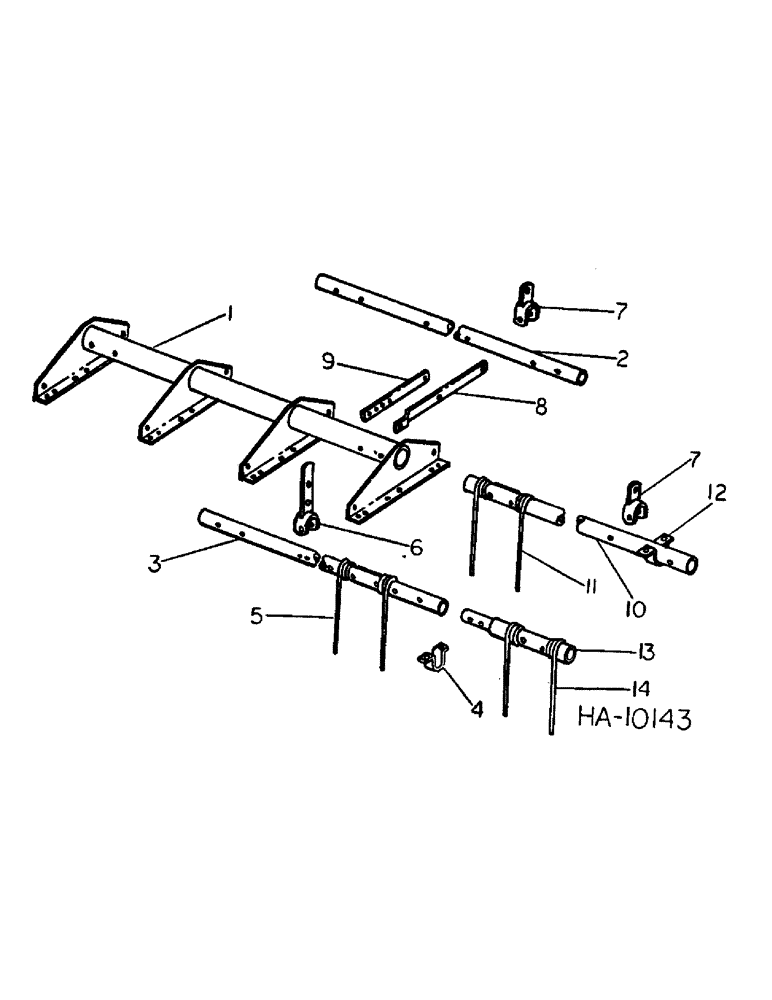 Схема запчастей Case IH 5000 - (F-09) - MULCHERS, 9 FOOT, 9 INCH MULCHER FOR USE ON DIRECT MOUNTED AND 31-1/2 FOOT WING MODELS 