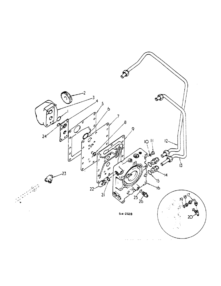 Схема запчастей Case IH 784 - (10-01) - HYDRAULICS, HYDRAULIC POWER SUPPLY AND MULTIPLE CONTROL VALVE (07) - HYDRAULICS