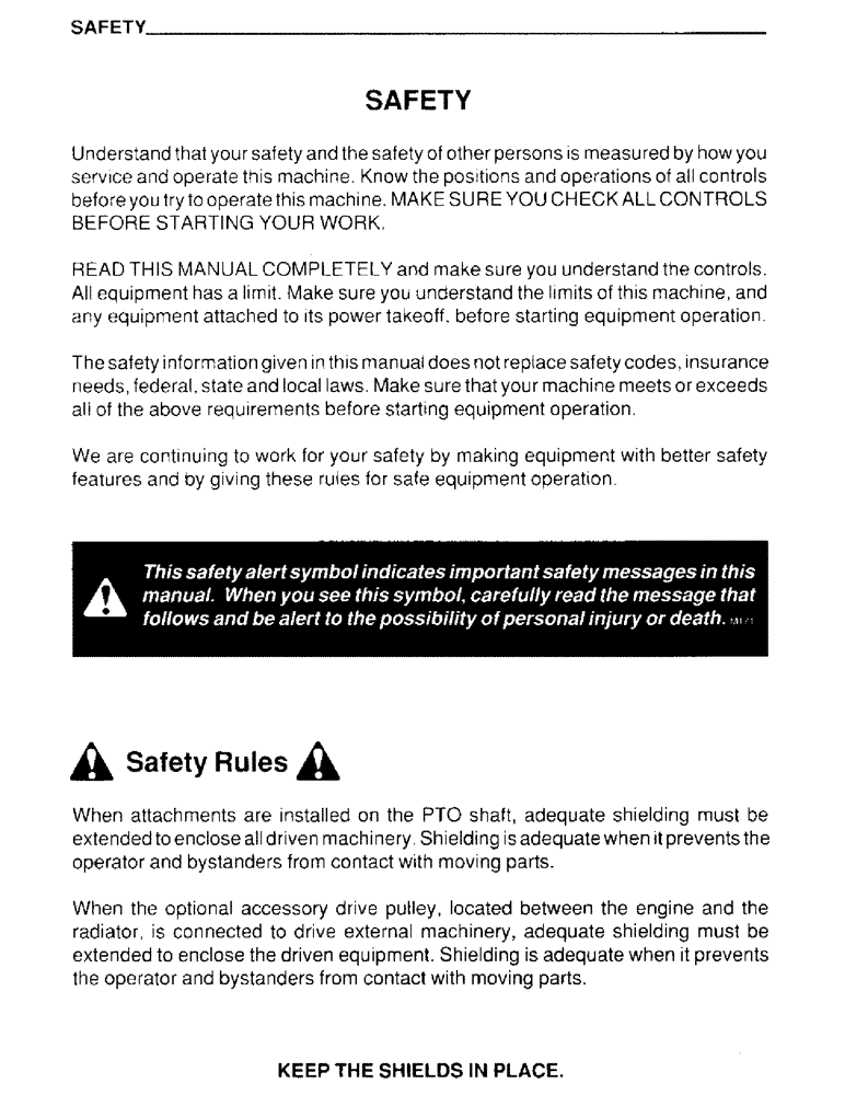 Схема запчастей Case IH 4390T - (006) - SAFETY 