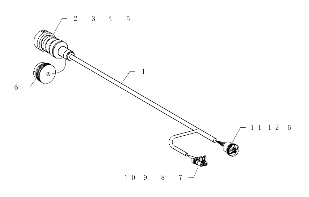 Схема запчастей Case IH ADX2230 - (A.50.A[22]) - AIR CART HITCH HARNESS - TBT A - Distribution Systems