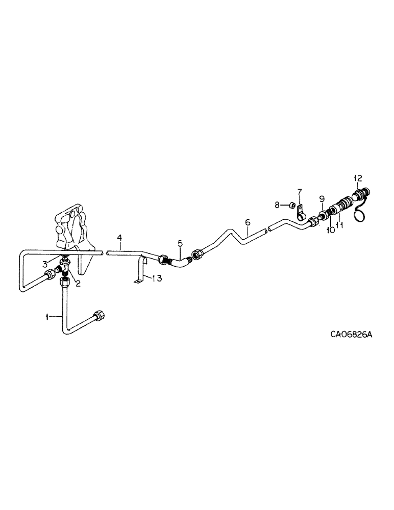 Схема запчастей Case IH 1586 - (10-43) - HYDRAULIC, HYDRAULIC MOTOR RETURN PARTS ACCESSORY (07) - HYDRAULICS