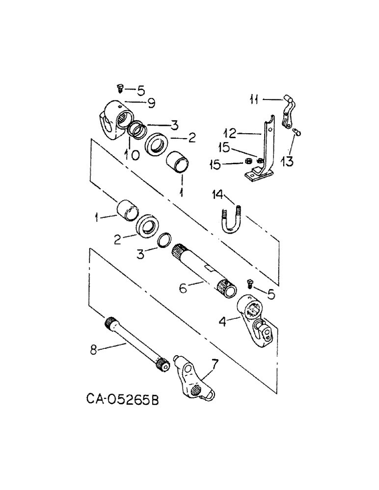 Схема запчастей Case IH 1586 - (10-32[A]) - HYDRAULIC, DRAFT SENSING (07) - HYDRAULICS