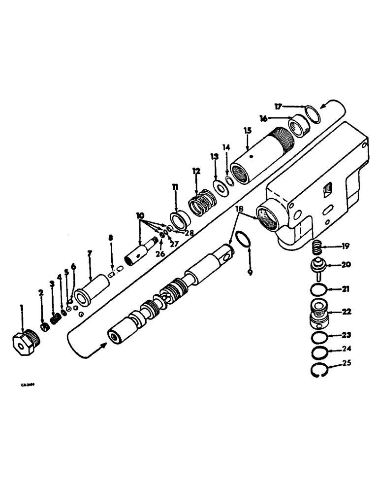 Схема запчастей Case IH 4166 - (10-10) - HYDRAULICS, HYDRAULIC CONTROL VALVE, FOUR POSITION (07) - HYDRAULICS