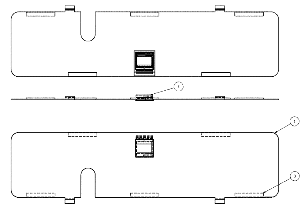 Схема запчастей Case IH SPX3320 - (01-010) - COVER ASSEMBLY, ELECTRICAL Cab Interior