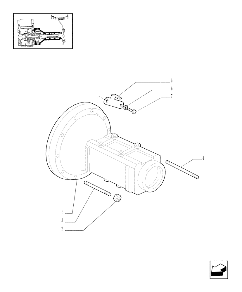 Схема запчастей Case IH PUMA 165 - (1.48.0) - SIDE REDUCTION UNIT (FINAL DRIVE) HOUSING AND COVERS (05) - REAR AXLE