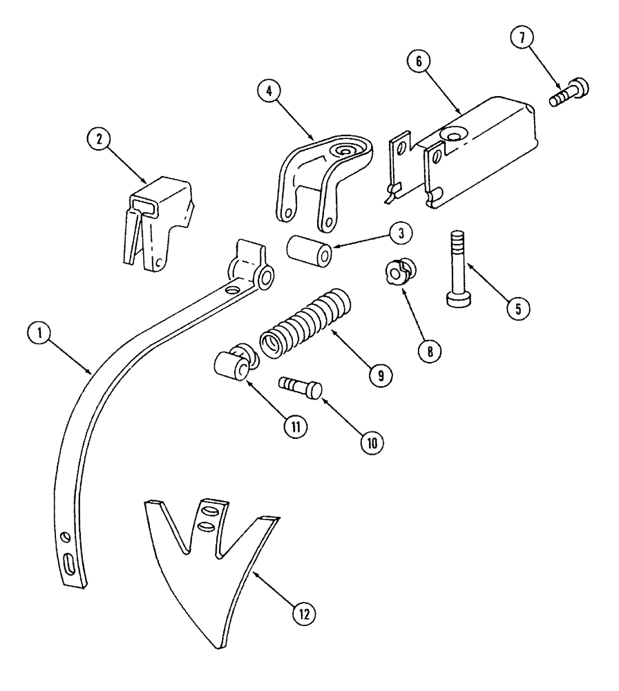 Схема запчастей Case IH 568 - (9-15) - GROUND WORKING TOOLS, VIBRA SHANK (09) - CHASSIS/ATTACHMENTS