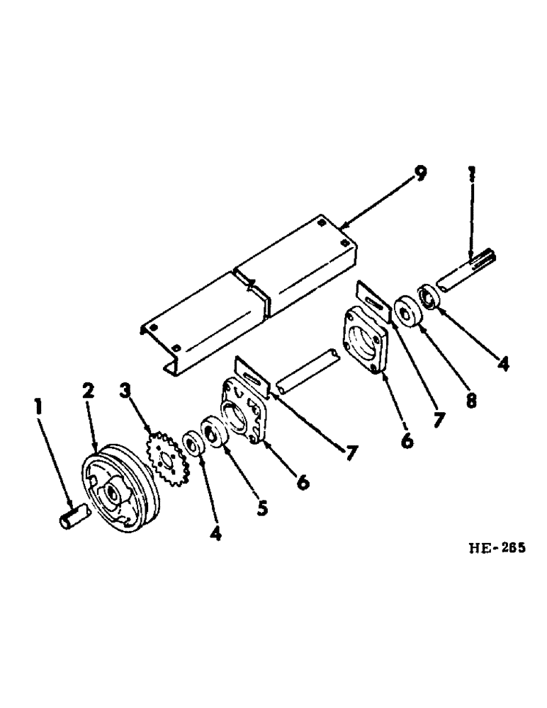 Схема запчастей Case IH 375 - (Q-11) - PLATFORMS, MAIN DRIVE SHAFT Platforms